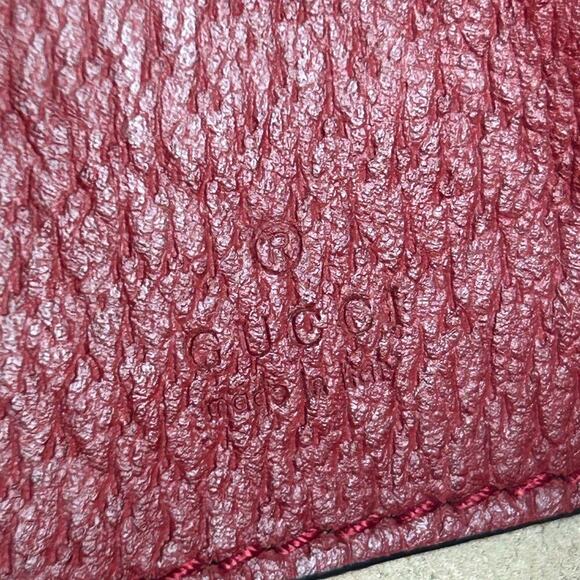 Gucci Red Ophidia Supreme GG Canvas Floral Round Chain Strap Mini Backpack - Picture 11 of 13